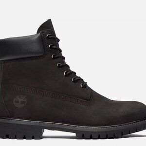 Timberland Men's Premium 6 inch Waterproof Black Leather Boots Size 10 M NEW